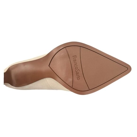 Franco Sarto Womens Gray Suede Adeja Ankle Strap High Heels Sz 10 New - Picture 5 of 10